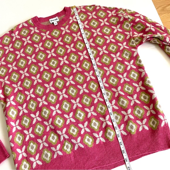 Aritzia Sunday Best Peggy Mod Wool Cotton Oversized Crewneck Sweater Size 2 - Picture 11 of 12